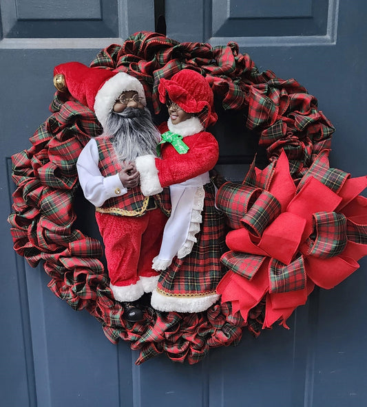 Santa & Mrs. Claus Wreath